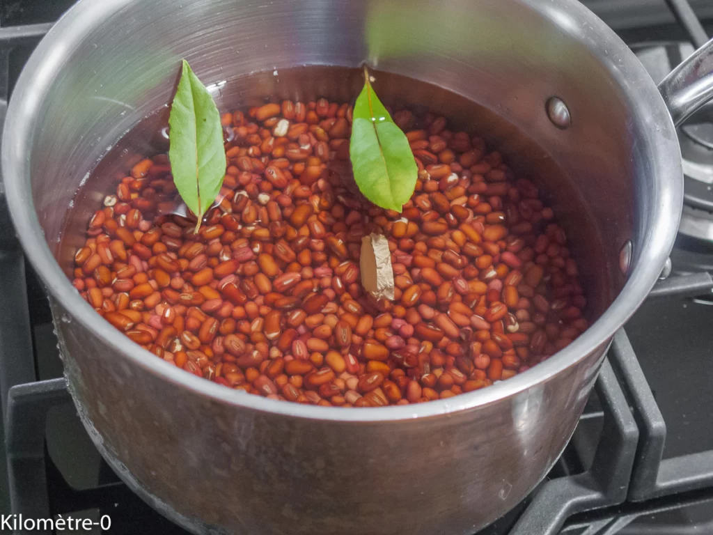 Cuisson des haricots azuki / azukis - Étape 3
