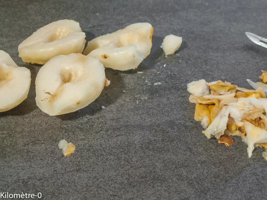 Gâteau renversé aux poires et aux noix - Étape 3