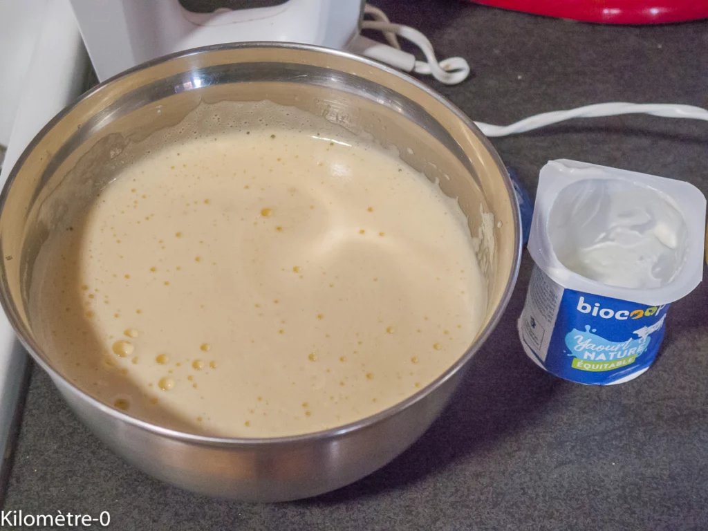 Gâteau renversé aux poires et aux noix - Étape 1