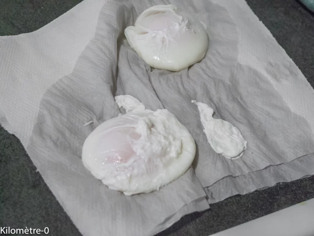 Courge butternut aux champignons, noisettes et oeuf poché - Étape 5