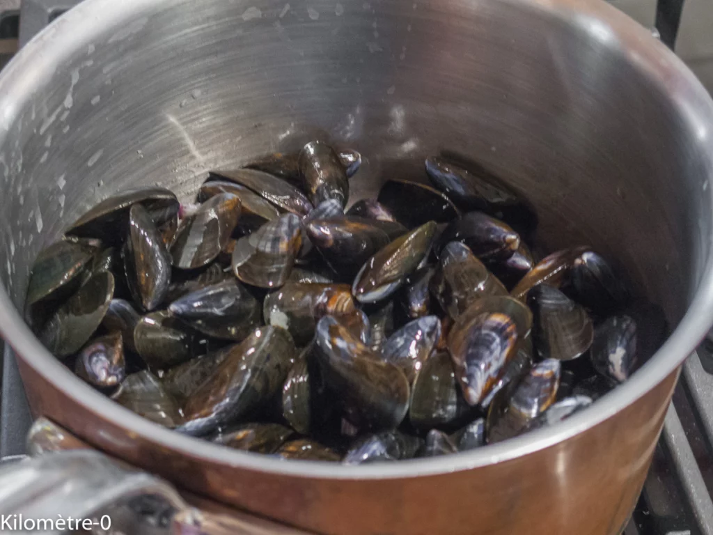 Moules aux brocolis et à la fêta - Étape 4