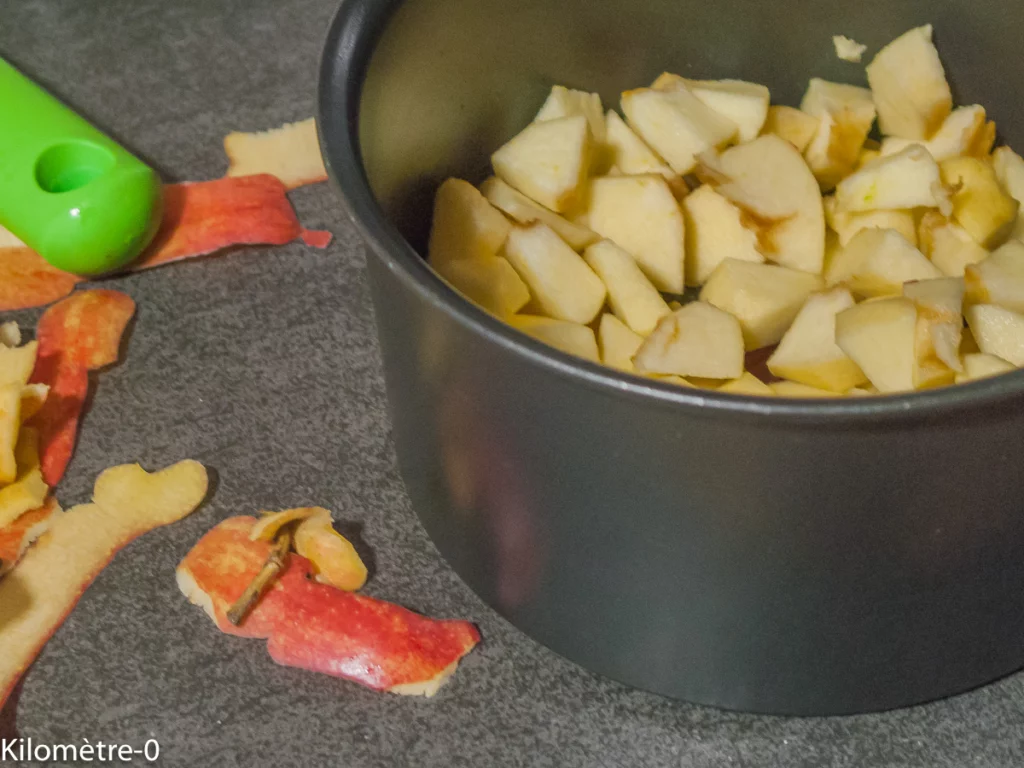 Compote de pommes vanille maison toute simple - Étape 1
