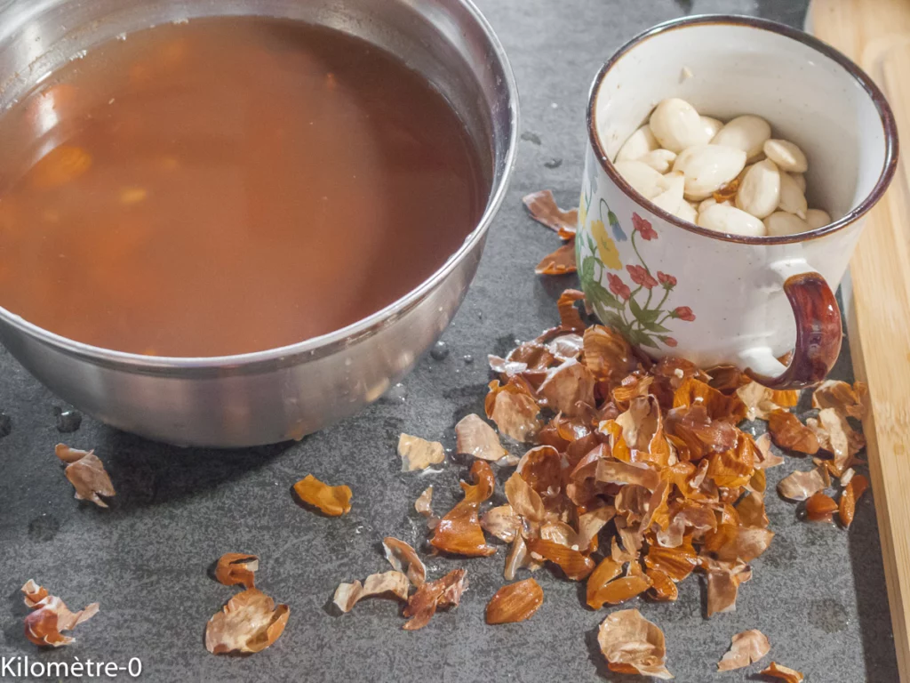 Emonder des amandes - Étape 4