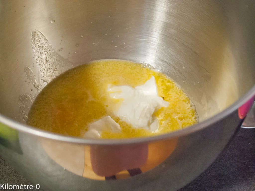 Gâteau du matin aux pistaches et aux cranberries - Étape 2