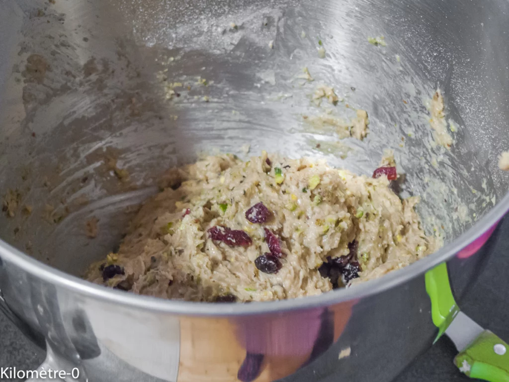 Gâteau du matin aux pistaches et aux cranberries - Étape 6