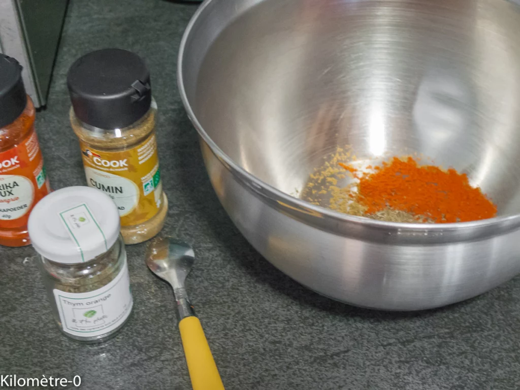 Chou fleur mariné, purée de haricots cocos et patate douce, sauce au tahin - Étape 2