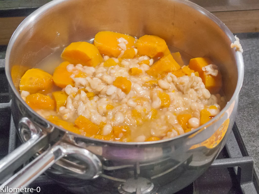 Chou fleur mariné, purée de haricots cocos et patate douce, sauce au tahin - Étape 6