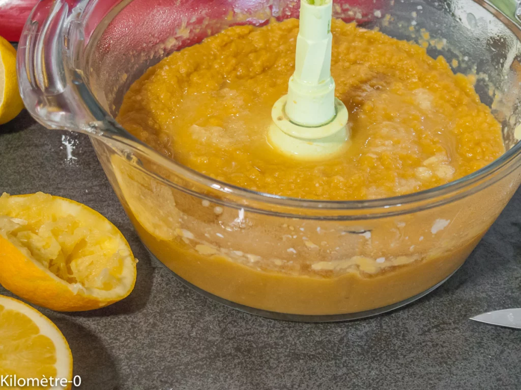 Chou fleur mariné, purée de haricots cocos et patate douce, sauce au tahin - Étape 9