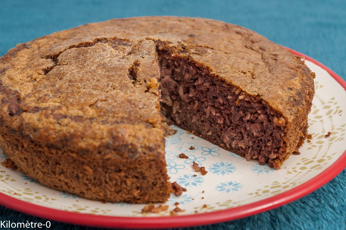 Photo de recette de Carrément fondant, fondant, lentilles, légumineuses, gâteau aux lentilles, dessert aux lentilles, économique, pas cher, noix de coco, healthy, bio,  Kilomètre-0, blog de cuisine réalisée à partir de produits de saison et issus de circuits courts