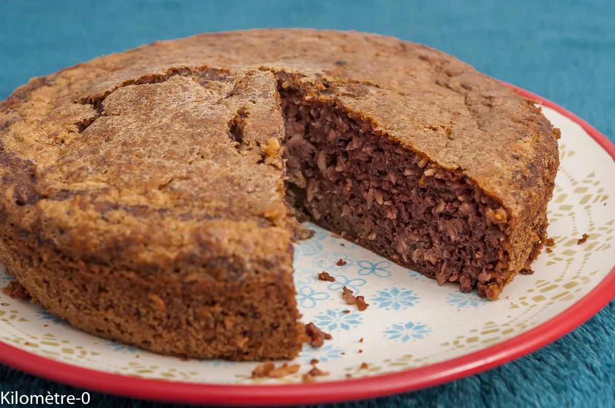 Photo de recette de Carrément fondant, fondant, lentilles, légumineuses, gâteau aux lentilles, dessert aux lentilles, économique, pas cher, noix de coco, healthy, bio, Kilomètre-0, blog de cuisine réalisée à partir de produits de saison et issus de circuits courts