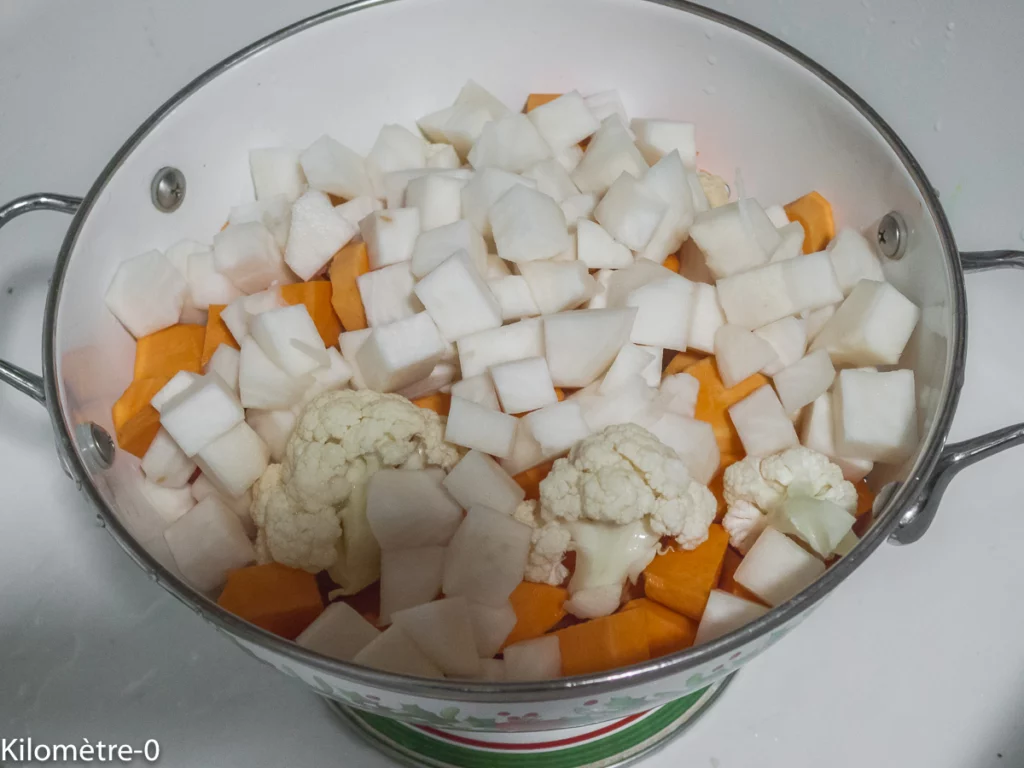 Légumes d&rsquo;hiver rôtis, lentilles et sauce au tahini - Étape 2