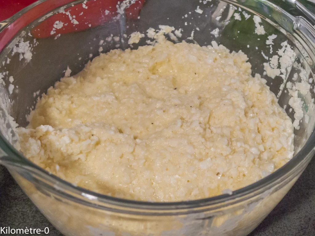 Pizza de chou fleur facile au chorizo et à la mozzarella - Étape 3