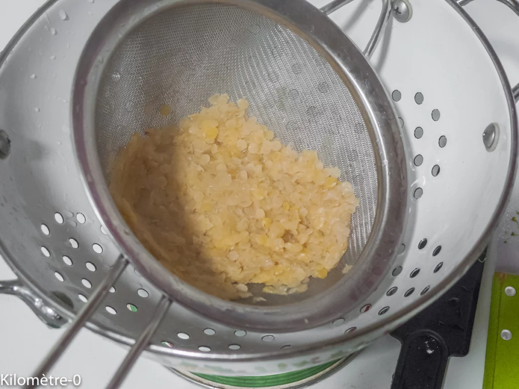 Fondant gourmand aux lentilles corail, rhum et citron - Étape 2