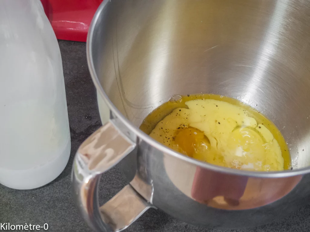 Cake au persil et aux noix - Étape 1