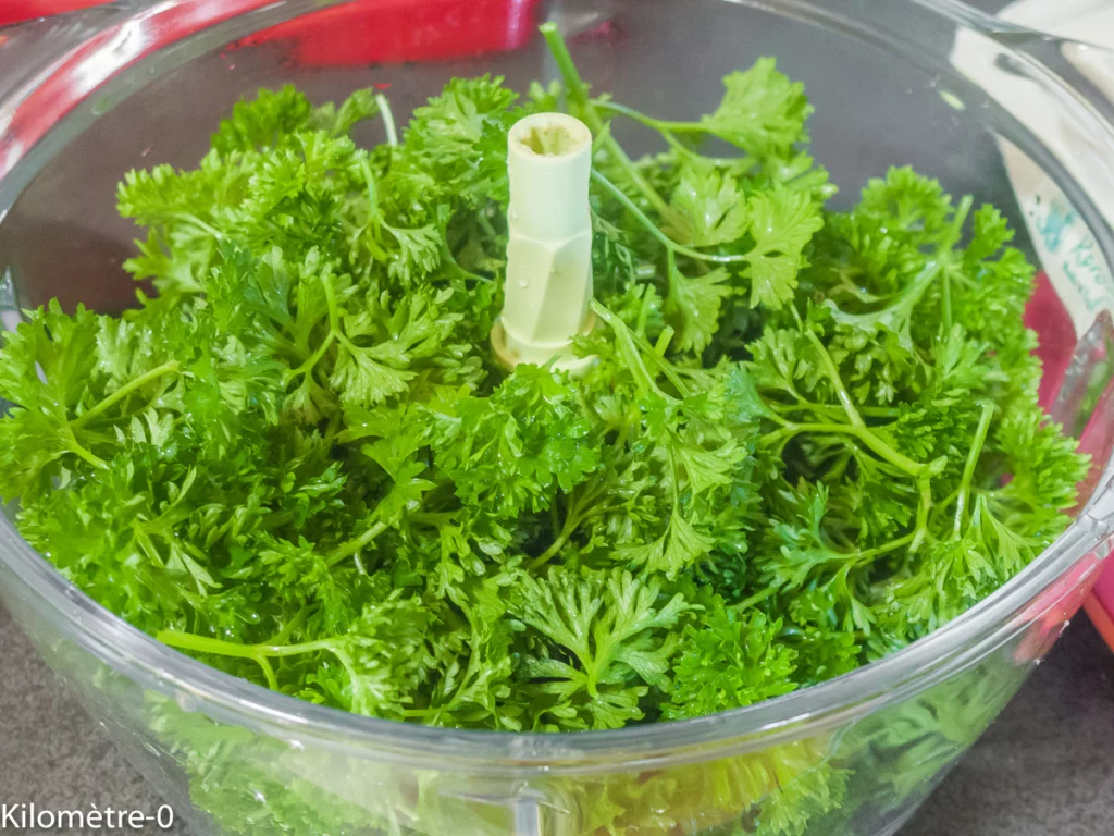 Cake au persil et aux noix - Étape 3