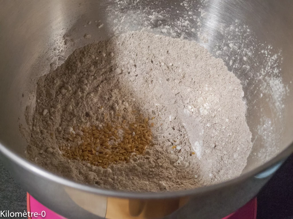 Pâte brisée au sarrasin très croustillante - Étape 1