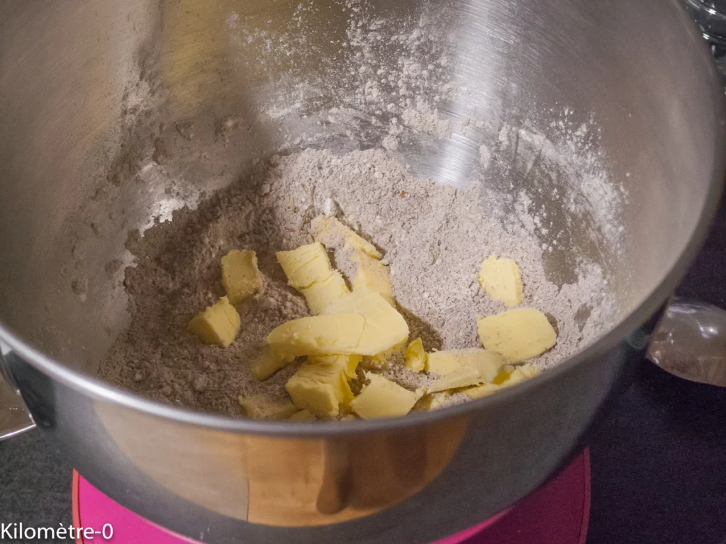 Pâte brisée au sarrasin très croustillante - Étape 2