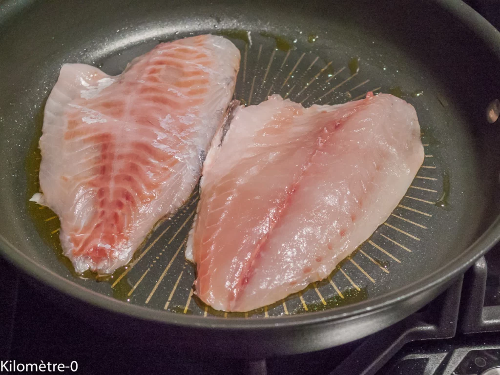 Daurade poêlée aux carottes - Étape 3