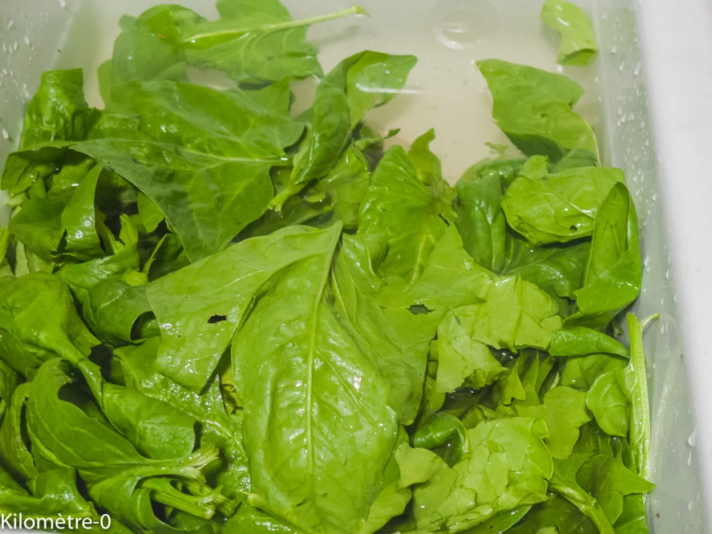 Tarte salée au sarrasin, potimarron, épinards et feta - Étape 3