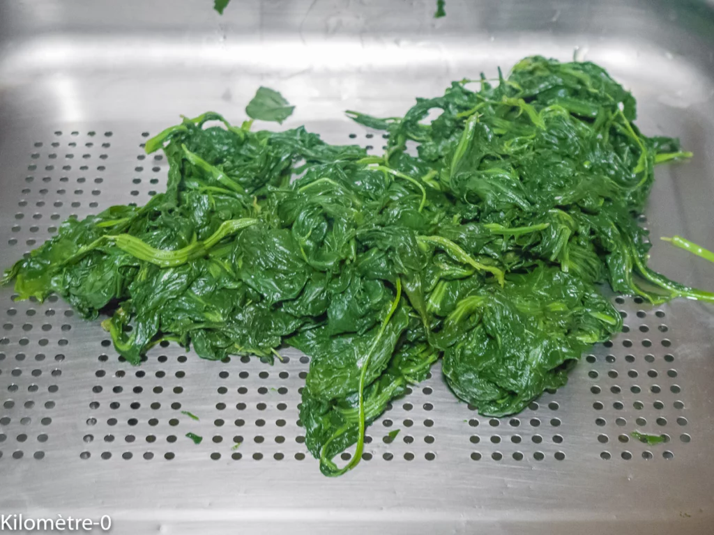 Tarte salée au sarrasin, potimarron, épinards et feta - Étape 4