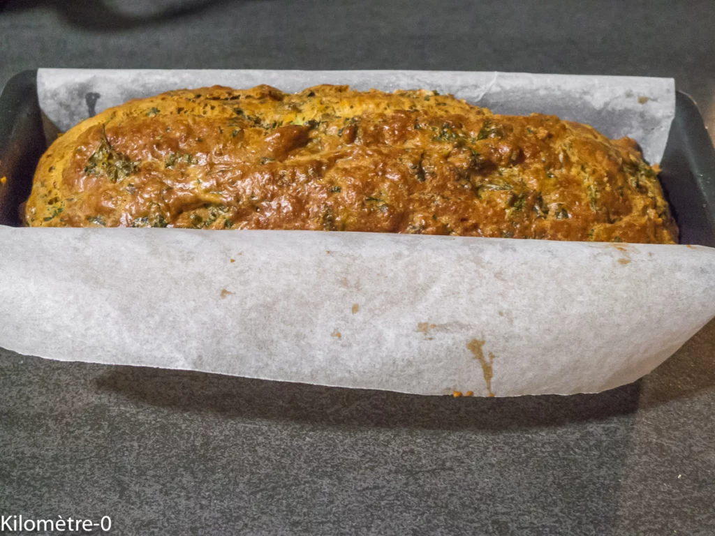 Cake au persil, roquette et parmesan - Étape 5