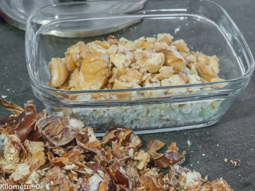 Soupe de pois chiches aux châtaignes - Étape 3