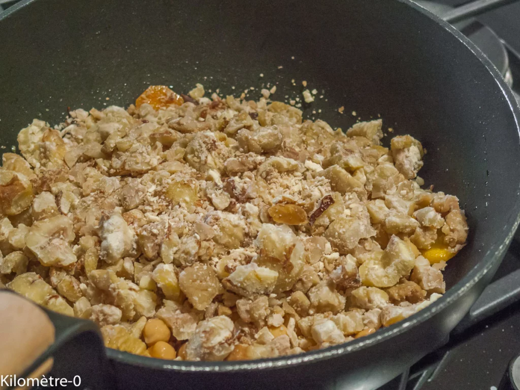 Soupe de pois chiches aux châtaignes - Étape 6