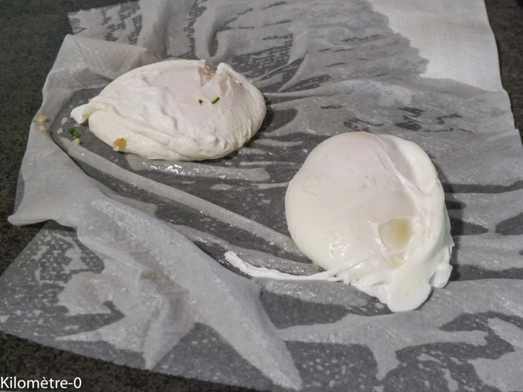 Salade de boulgour aux clémentines, cranberries, noix de pécan et oeuf poché - Étape 6