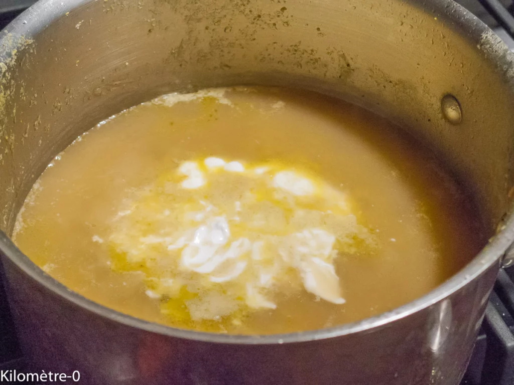 Soupe aux lentilles corail, coco et épinards (dahl soupe) - Étape 7