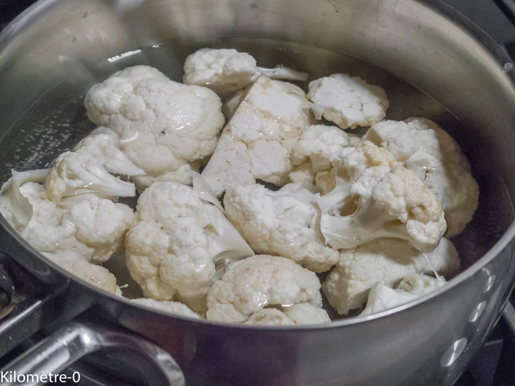 Poêlée de saint jacques au chou fleur et crumble de noix - Étape 2