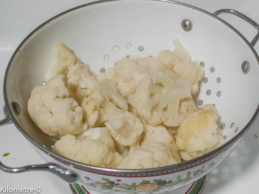 Poêlée de saint jacques au chou fleur et crumble de noix - Étape 3