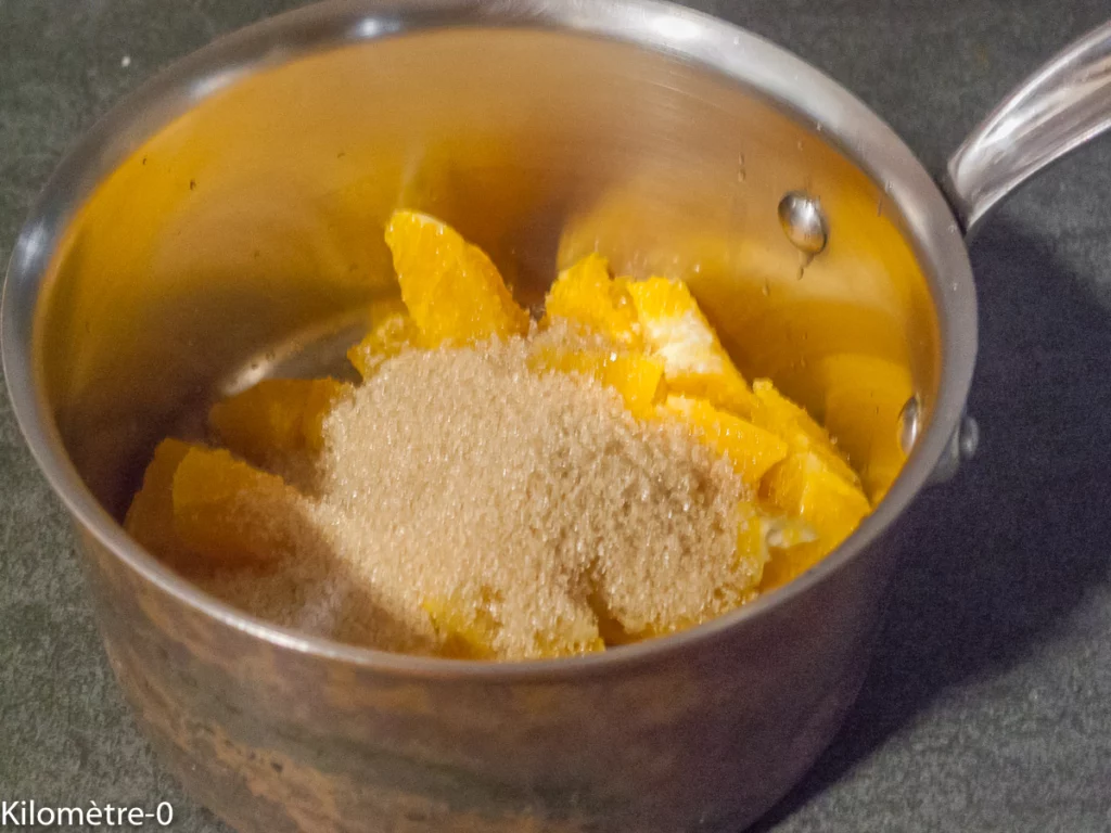 Gâteau renversé aux clémentines - Étape 1