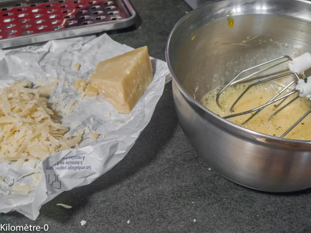 Gratin de ravioles aux épinards et au parmesan - Étape 2