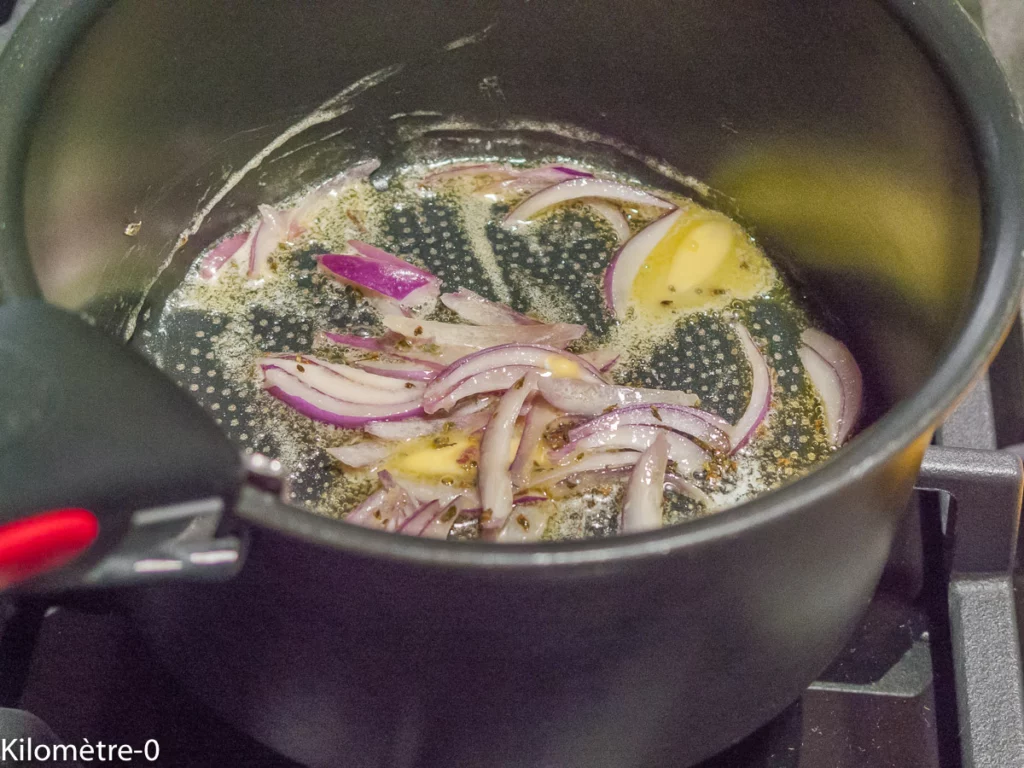 Gratin de choux de Bruxelles aux pommes - Étape 3