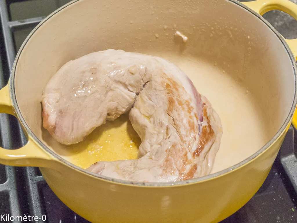 Filet mignon à la bière et à la moutarde, purée de pommes de terre, carottes nouvelles au cumin - Étape 1