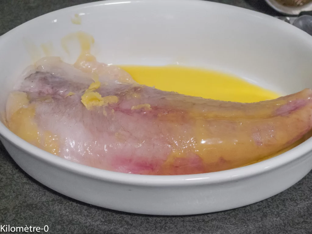 Lotte aux cèpes, noix et câpres - Étape 4