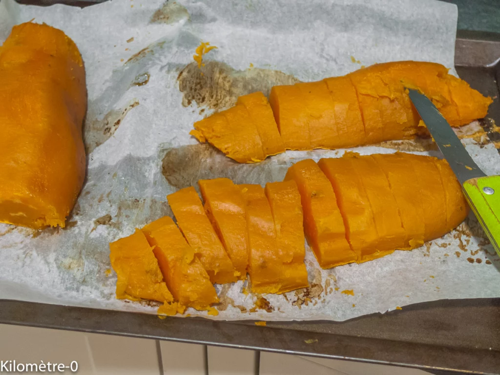 Salade de patates douces cuites au four aux noix de pécan caramélisées - Étape 5