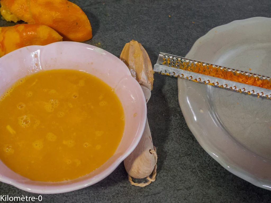 Gâteau moelleux à l&rsquo;orange et aux amandes - Étape 1