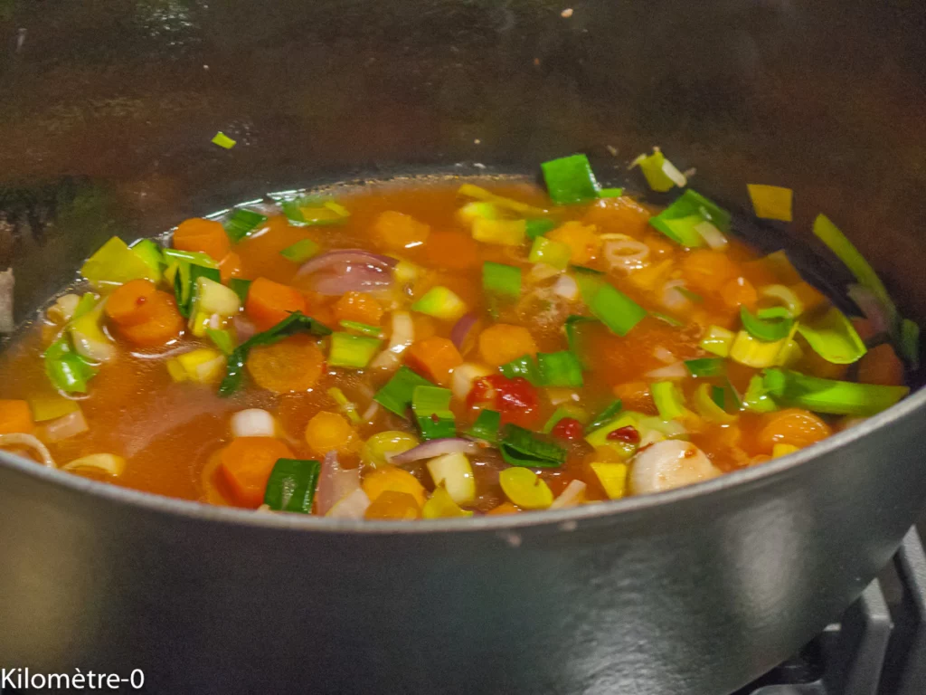 Estouffat de porc et de canard confit aux haricots blancs - Étape 7