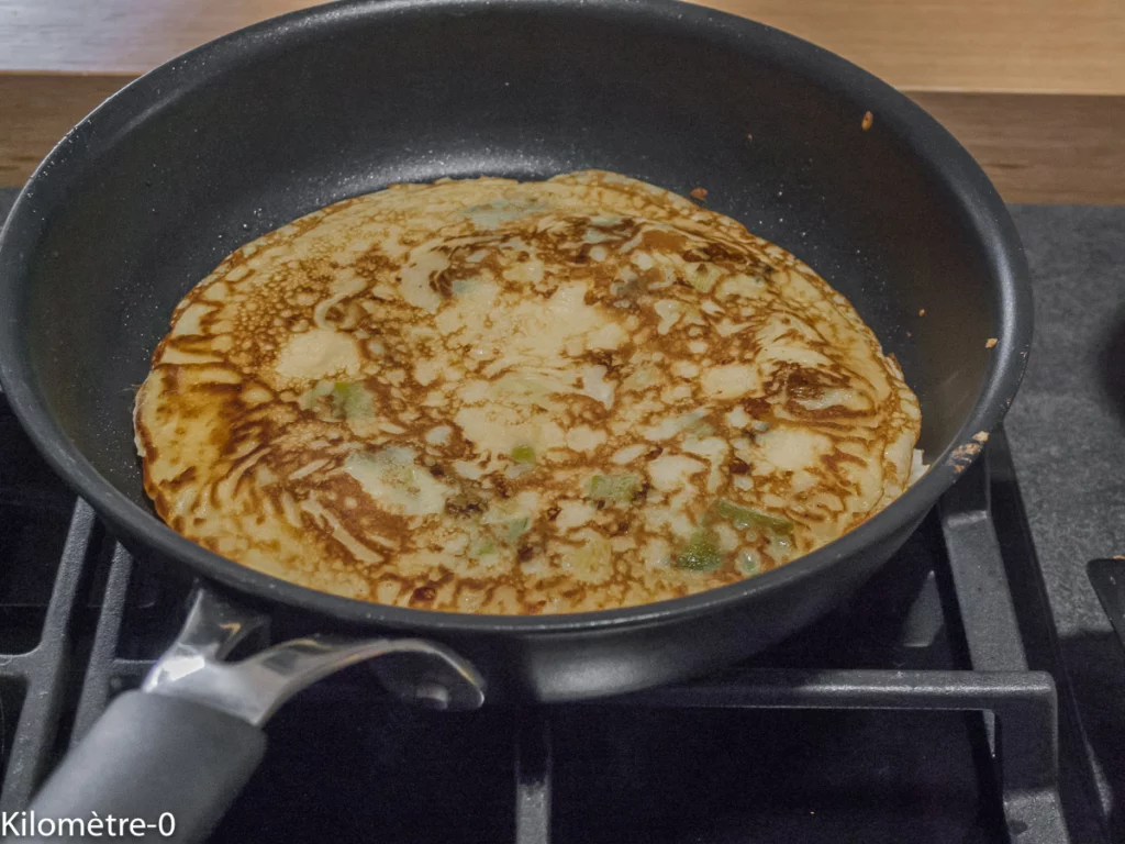 Crêpes aux poireaux - Étape 7