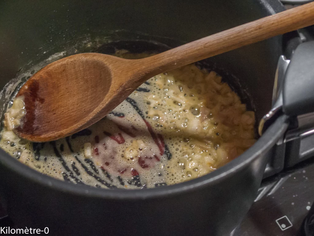 Oeufs en meurette aux lentilles - Étape 2