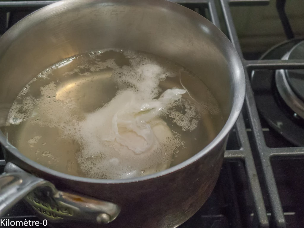 Oeufs en meurette aux lentilles - Étape 5