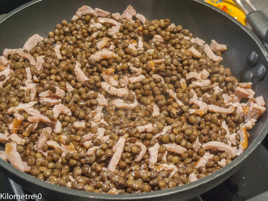 Oeufs en meurette aux lentilles - Étape 8