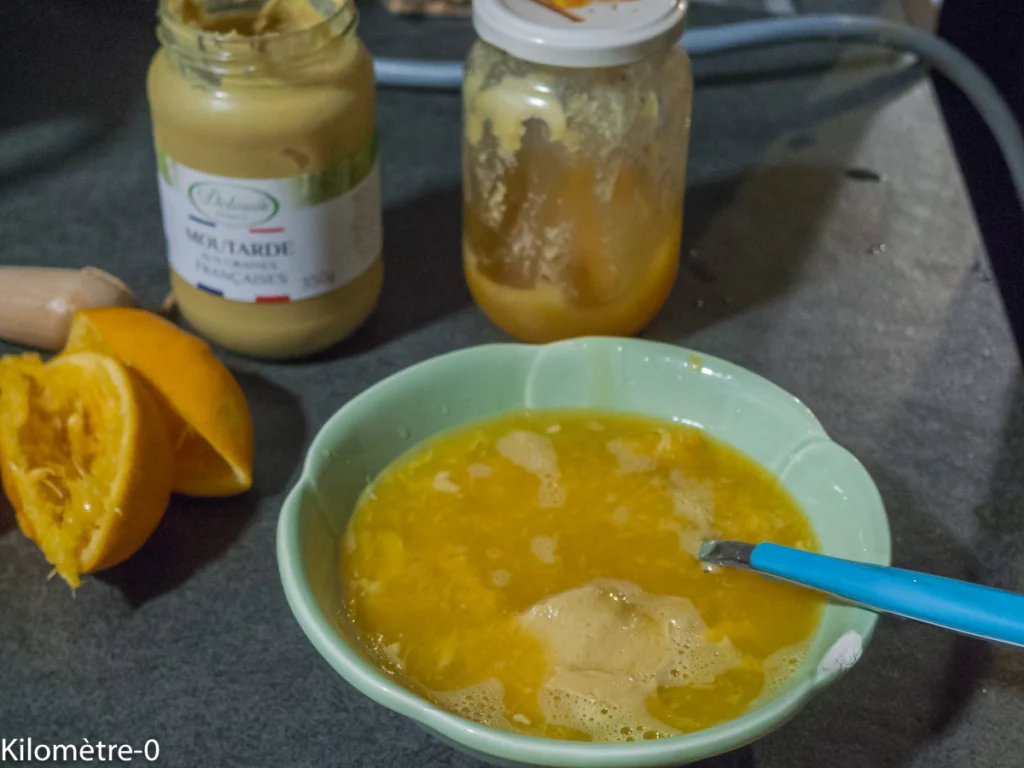 Endives à la moutarde, au miel et à l&rsquo;orange - Étape 2