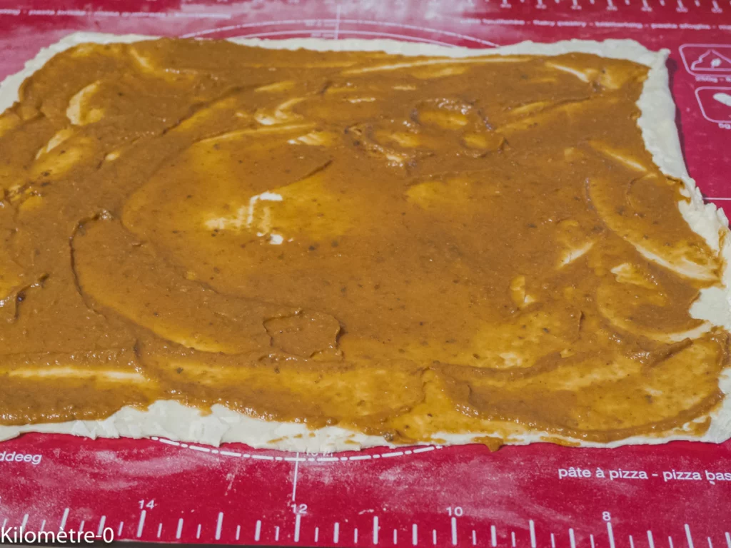 Feuilletés à la tartinade (apéro très facile) - Étape 1