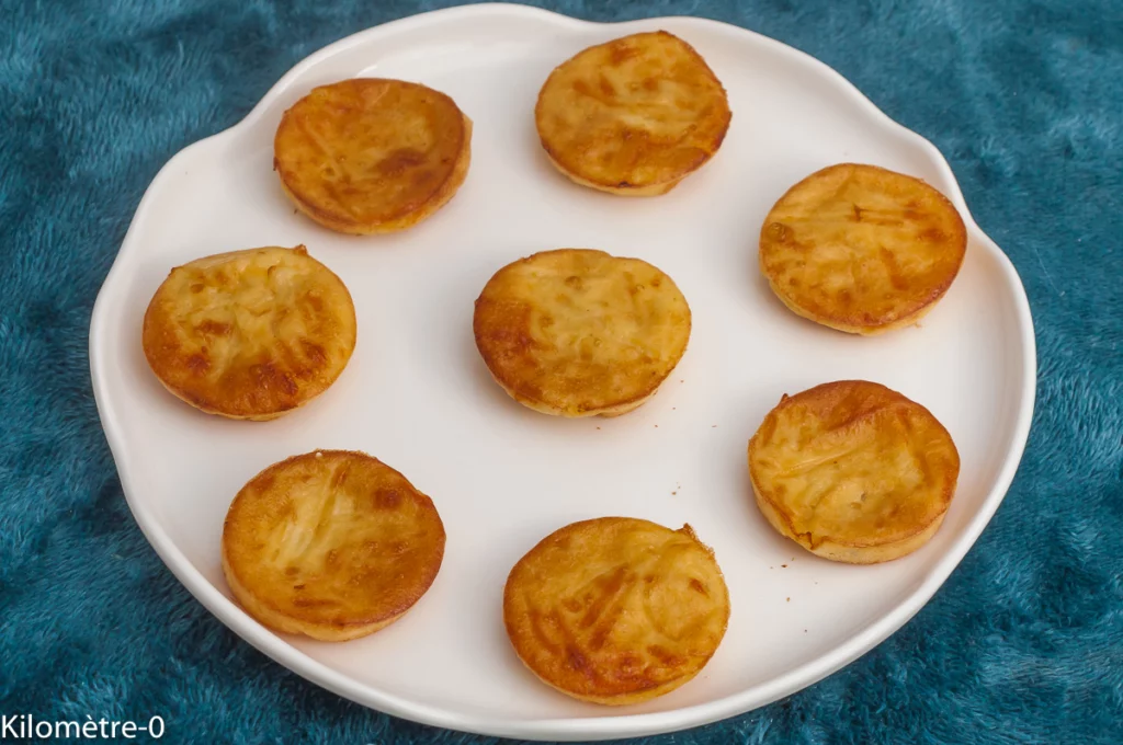 Trio de bouchées fromagères (olives, saucisson, fromage) - Étape 5