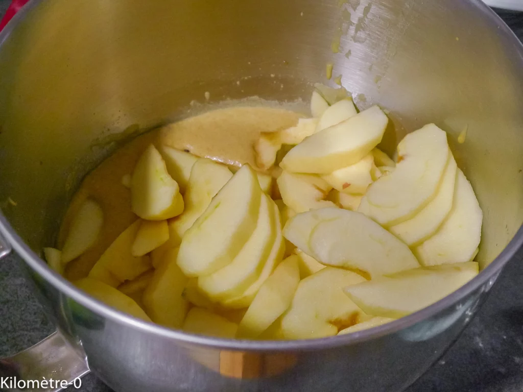 Gâteau aux pommes et aux amandes - Étape 4