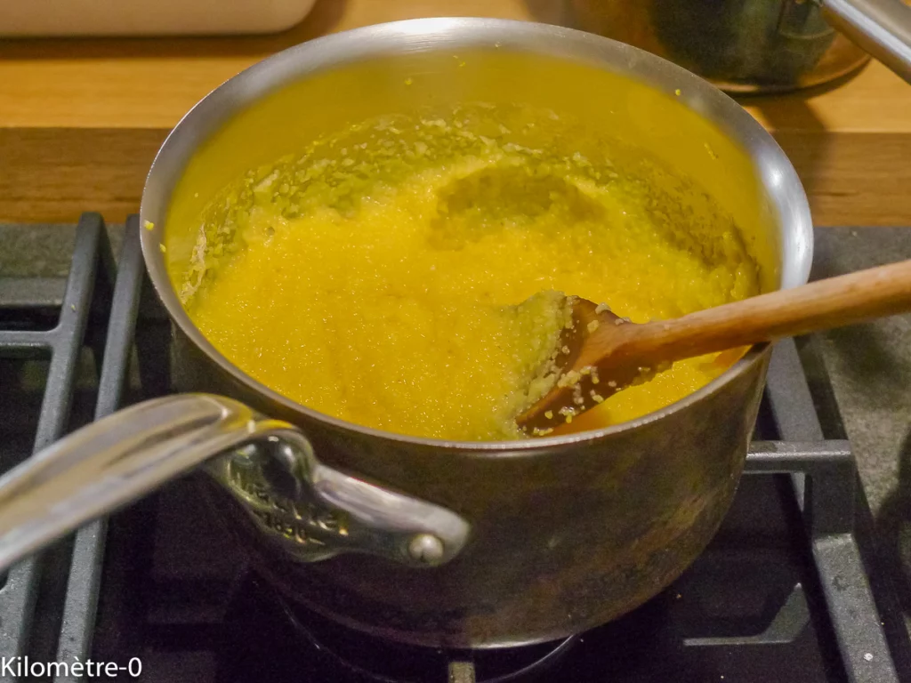 Haricots blancs à la polenta et aux légumes - Étape 4