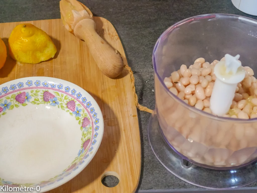 Houmous aux haricots blancs - Étape 2