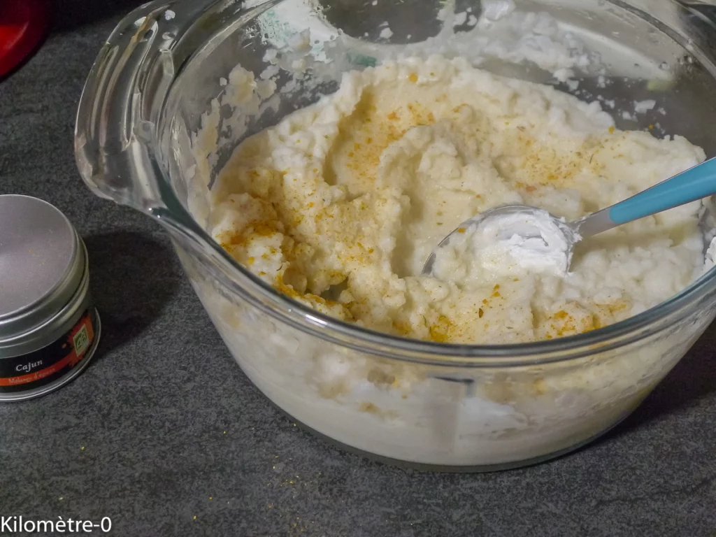 Chou fleur aux lardons, roquefort et noix - Étape 4
